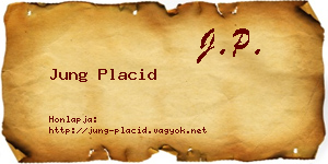 Jung Placid névjegykártya
